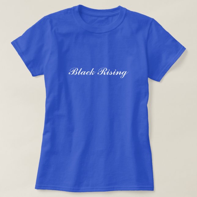 Schwarzes Rising Damen T-Shirt (Design vorne)
