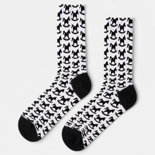 Schwarzes Rockpferd Socken