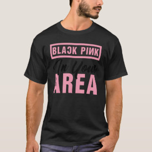 Schwarzes Rosa in Ihrer Nähe K Pop Koreanischer Po T-Shirt