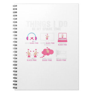 Schwarzes Rosa in Ihrer Nähe K Pop Kpop Korea Pop Notizblock