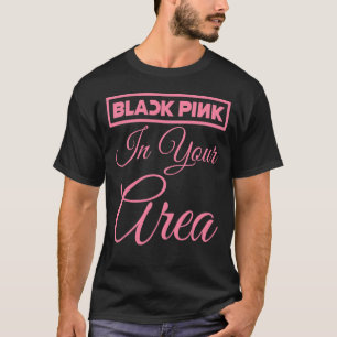 Schwarzes Rosa in Ihrer Nähe K Pop Kpop Korea Pop T-Shirt