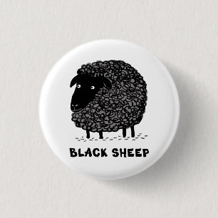 Schwarzes Schaf Button