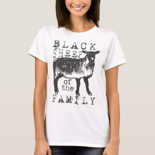Schwarzes Schaf der Familie, Schwarzes Schaf-T-Shi T-Shirt