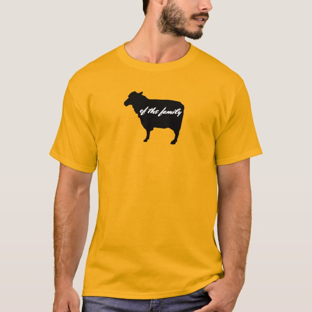 "Schwarzes Schaf der Familie" T-Shirt (Vorderseite)