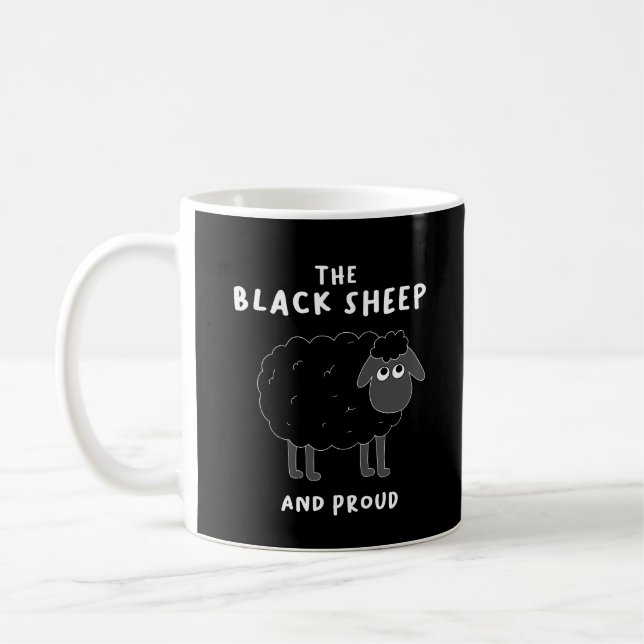 Schwarzes Schaf Kaffeetasse (Links)