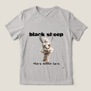 Schwarzes Schaf Lama Tri-Blend-Shirt Tri-Blend Shirt