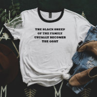 Schwarzes Schaf wird zur Ziege