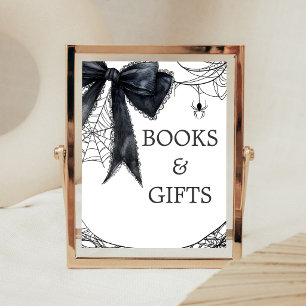 Schwarzes Schleife Gothic Little Boo Bücher und Ge Poster