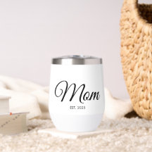 Schwarzes Schrift-Mama Gegründet Neues Mama-Gesche