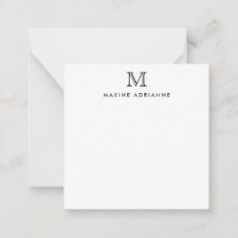 Schwarzes Schwarzes Berufliches klassisches Formal Mitteilungskarte