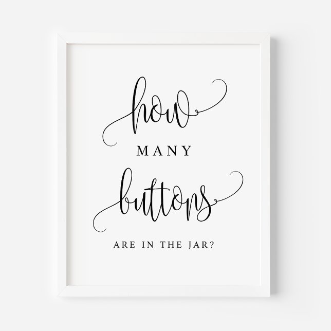 Schwarzes Skript wie viele Tasten im Jar sind Poster (Von Creator hochgeladen)