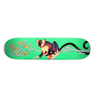 schwarzes Smaragdlemurboard Skateboard