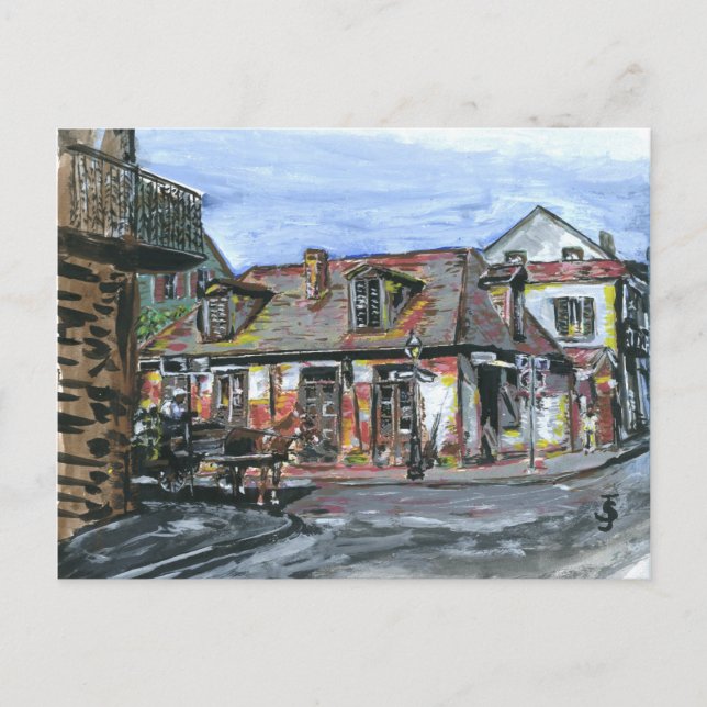 Schwarzes Smith-Geschäft, New Orleans Postkarte (Vorderseite)