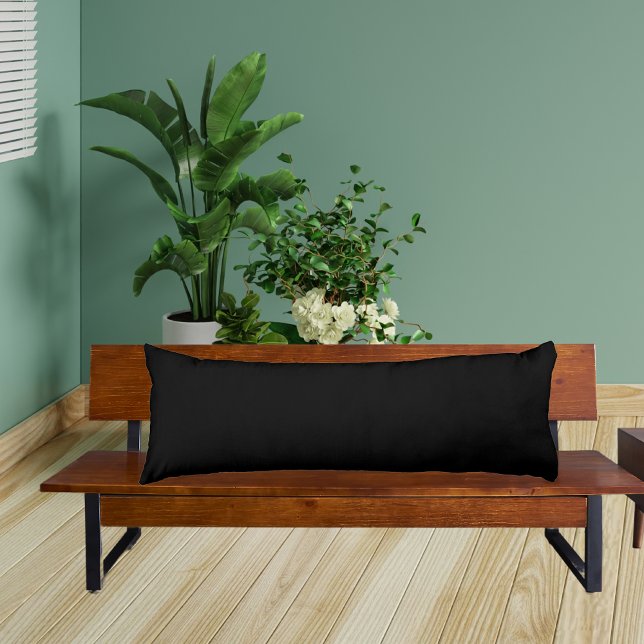 Schwarzes, solides Kissen (Von Creator hochgeladen)