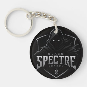 Schwarzes Spectre-Gaming-Schlüsselanhänger Schlüsselanhänger