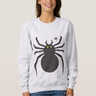Schwarzes Spinnen-Sweatshirt – minimalistisches kr Sweatshirt