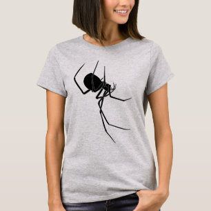 Schwarzes Spinnen-Trägershirt T-Shirt