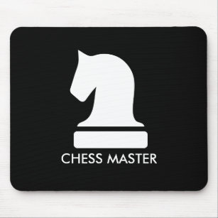 Schwarzes Stachelmaus für Schachspieler Mousepad