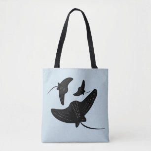 Schwarzes Stingray-Tinten-Muster