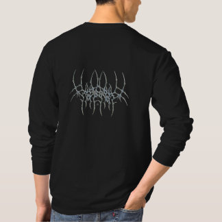 Schwarzes Streetwear-T-Shirt mit Aufdruck auf der  T-Shirt