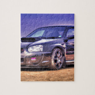 Schwarzes Subaru Impreza WRX WTI Puzzle