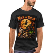 Schwarzes Süßes-oder-Saures Halloween für Männer