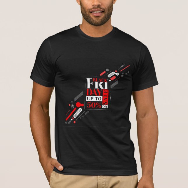 Schwarzes T-Shirt (Vorderseite)