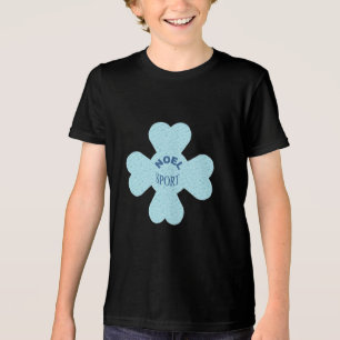 Schwarzes T-Shirt für Jugendliche Tri-Blend Shirt