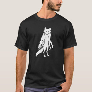 SCHWARZES T-SHIRT FURBIDDEN FUCHS-MANN-' S kein