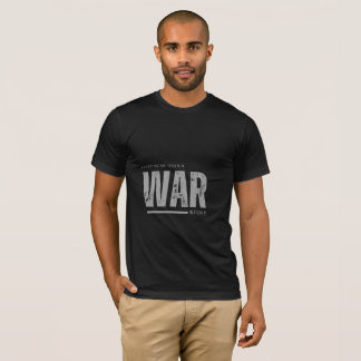 Schwarzes T-Shirt mit halben Ärmeln und Design