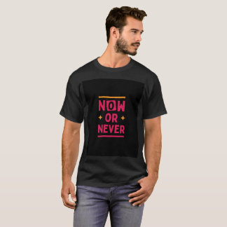 Schwarzes T-Shirt mit Vollarm und Design