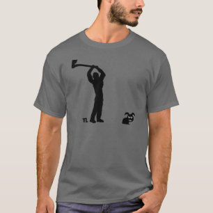 schwarzes totes Häschen - Holzfäller T-Shirt
