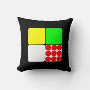 Schwarzes Tour de Francejerseys-3 Kissen