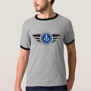 Schwarzes u. graues blaues MCR Logo Wecker T - T-Shirt