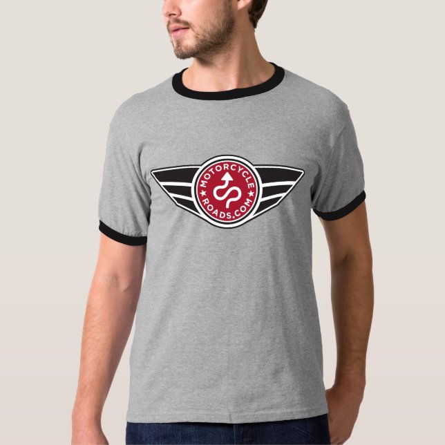 Schwarzes u. graues rotes MCR Logo Wecker T - T-Shirt (Vorderseite)