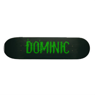 Schwarzes u. grünes Monster-Skateboard Skateboard