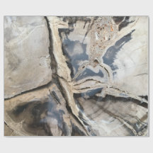 Schwarzes u. SahnekristallPackpapier