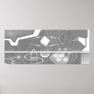 Schwarzes u. Weiß Poster