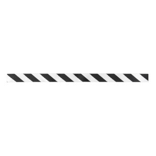 Schwarzes u. Weiß Satinband