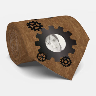 Schwarzes übersetzt Foto-Krawatte Krawatte