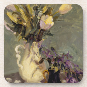 Schwarzes und Gold Getränkeuntersetzer