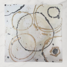 Schwarzes und Goldabstrakte Malerei