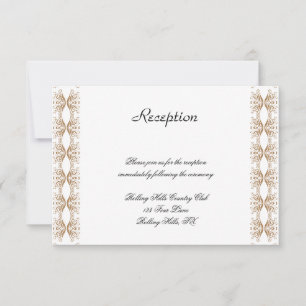 Schwarzes und Goldhomosexueller Hochzeits-Empfang Einladung