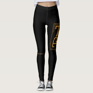 SCHWARZES UND GOLDtb-Leggings Leggings