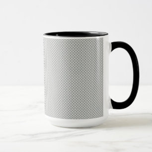 Schwarzes und graues Kohlenstoff-Faser-Polymer Tasse