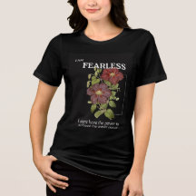 Schwarzes und grünes Wasserfarben-Blumen-Vintage-T