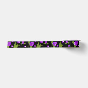 schwarzes und lila 2 Yard-Spulenband Satinband