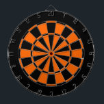 Schwarzes und Orange Dartscheibe<br><div class="desc">identica. asyrum. maydaze</div>