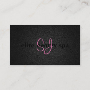 Schwarzes und Rosa Visitenkarte