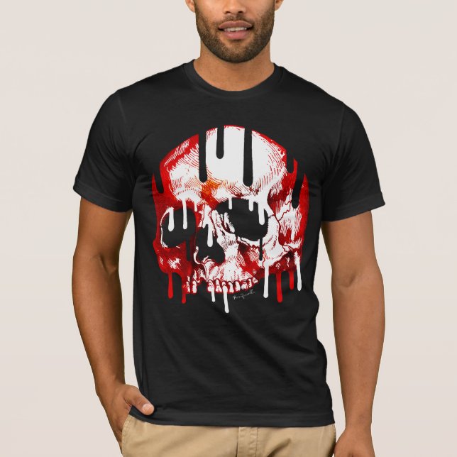 Schwarzes und Rot T-Shirt (Vorderseite)